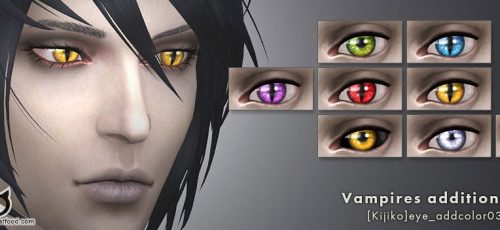 Vampires Eye colors Default + Non-default Replacement