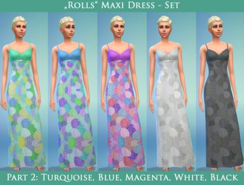 Rolls Dress Set 9 Choices