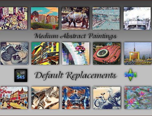 Easel paintings as Default Replacements