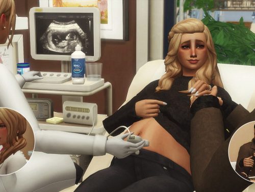 Pregnancy Ecography poses
