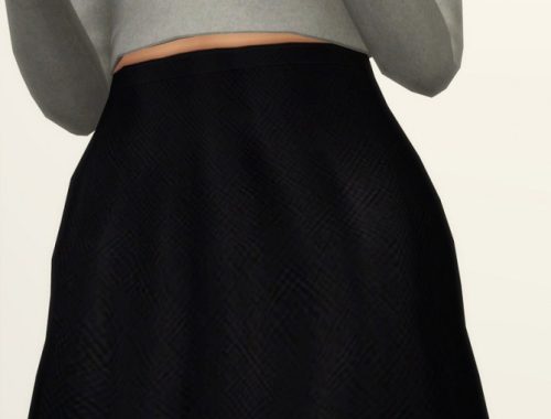 Simple flare skirt