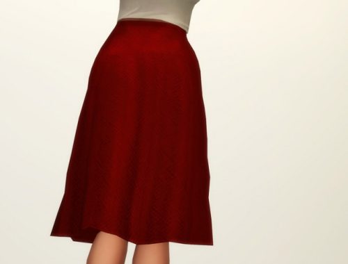 Simple flare skirt
