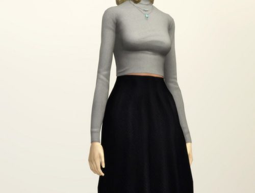 Simple flare skirt