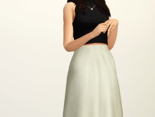 Simple flare skirt