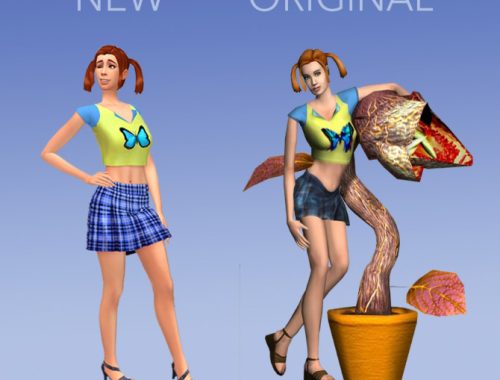 The Sims Bustinâ Out! Crop Tops