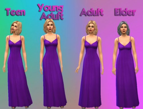 Base Game Maxi Dress Recolour