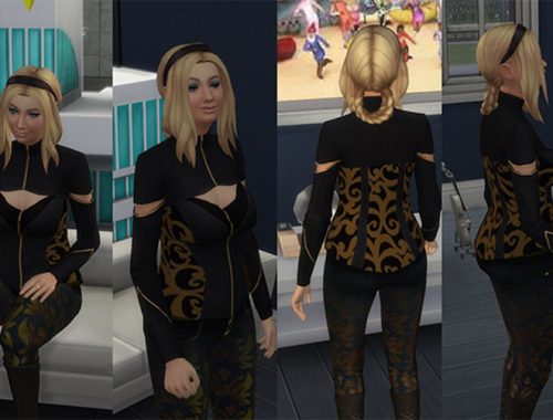 Vampire Top Without Chain