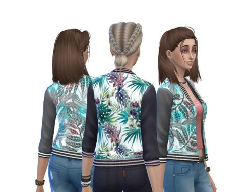 Tropical Bomber Jackets