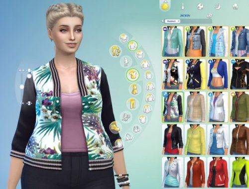 Tropical Bomber Jackets
