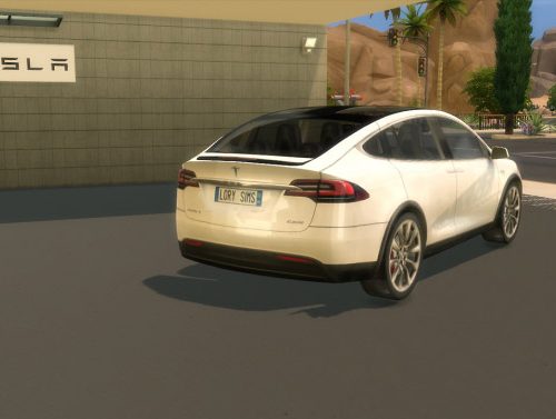 Tesla Model X and Supercharger
