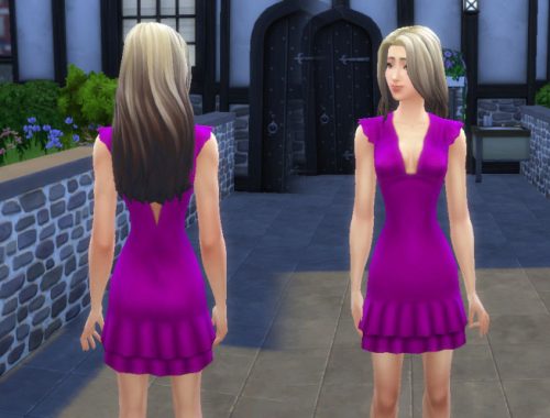 Short Ruffle Dress Conversion