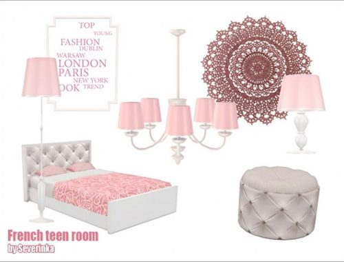 French teen room