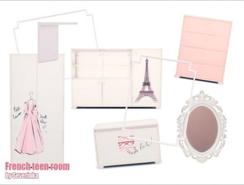 French teen room
