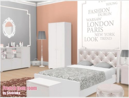 French teen room
