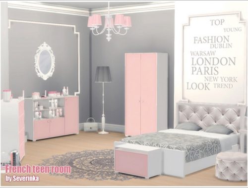 French teen room