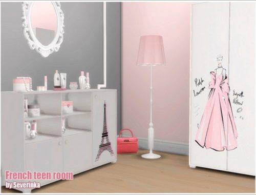 French teen room