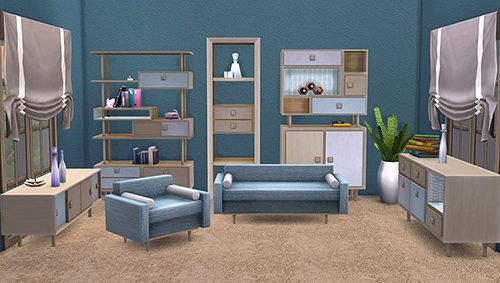 Retro Living Room