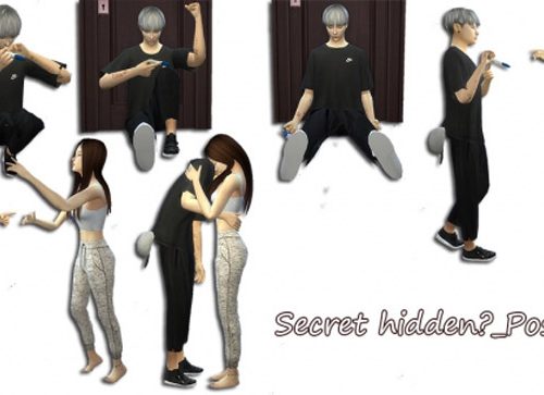 Secret hidden pose pack