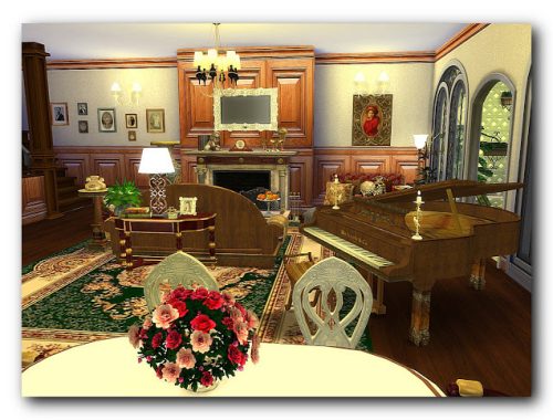 Shades of biedermeier house