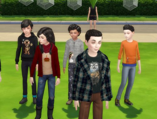Black Hair and Eyebrows Texture Override