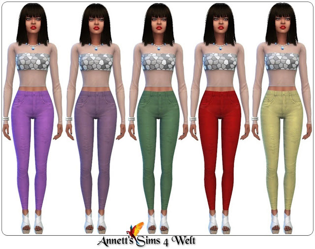Jeans Leggings Bowling - The Sims 4 Catalog