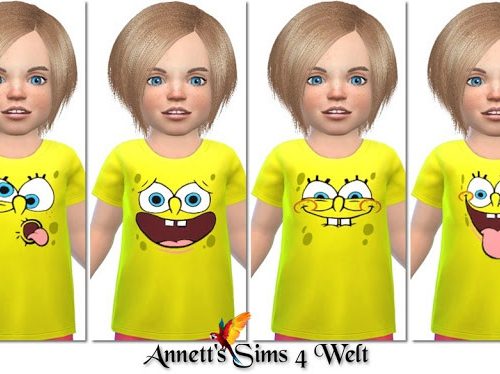 Toddlers SpongeBob Shirts