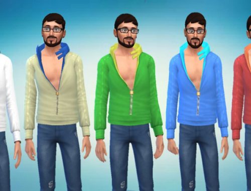 Light Jacket Conversion From Sims 3 University Life