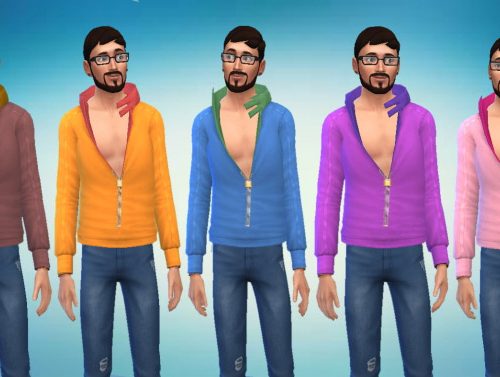 Light Jacket Conversion From Sims 3 University Life