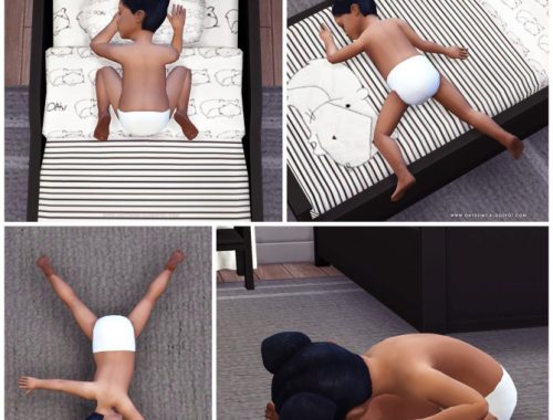 Silly Sleeping Toddler Poses