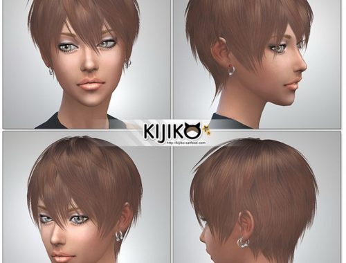 Loves to Swim hair TS3 to TS4 conversion