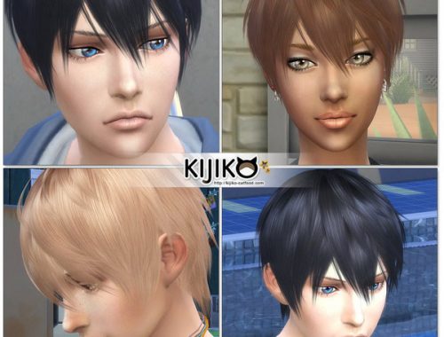 Loves to Swim hair TS3 to TS4 conversion
