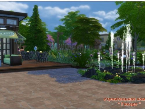 Summer day restaurant