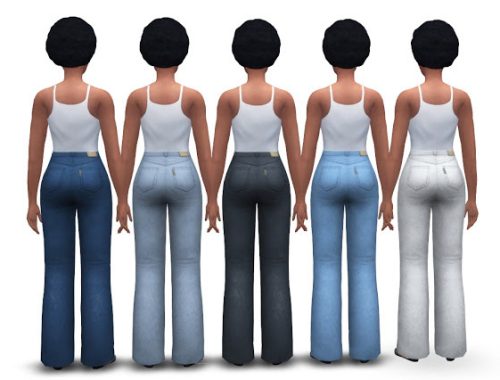 Chunky Jeans (high waist + flared)