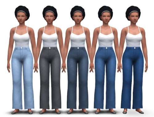 Chunky Jeans (high waist + flared)