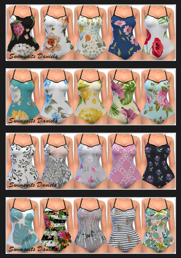 Summer 2017 Swimsuits Collection - The Sims 4 Catalog