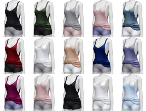 Nightwear round (15 colors)