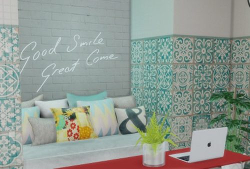Life In Color Cafe / Lounge Apartment