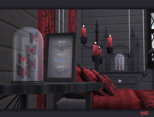 Dark Nights bedroom