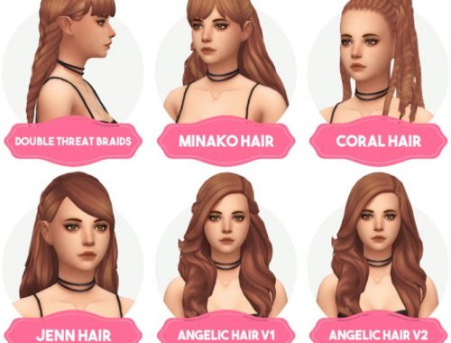 Clay Hair Recolors Updated