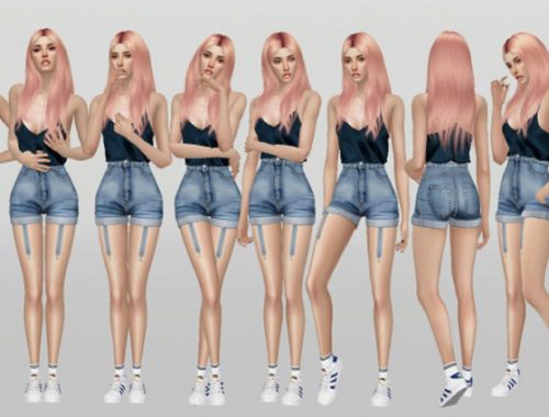 Simple Model V.6 20 Poses