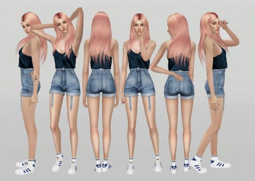 Simple Model V.6 20 Poses