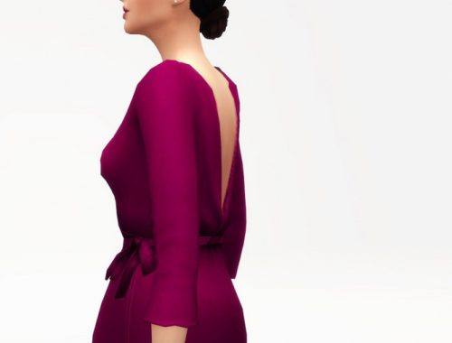 Wrap robe dress