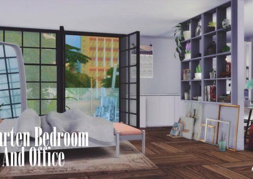 Maarten Bedroom and Office
