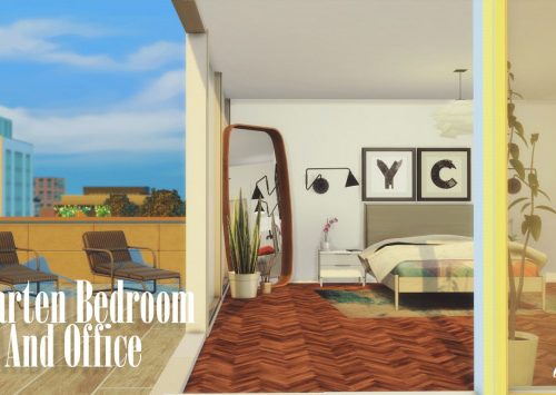 Maarten Bedroom and Office