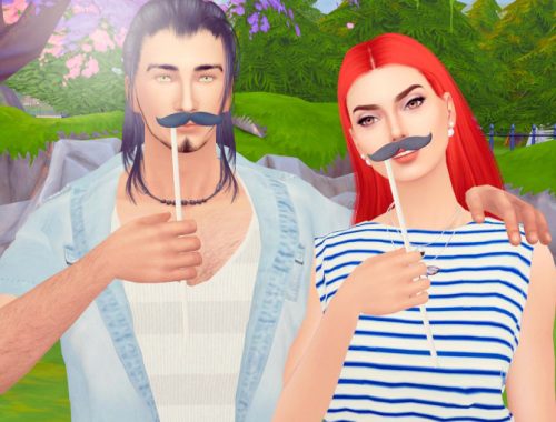 Your mustache poses