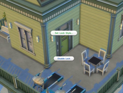 Door Locks for TS4 - Version 3c