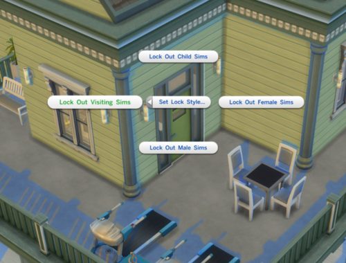 Door Locks for TS4 - Version 3c