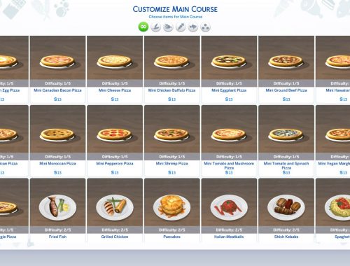 15 mini pizzas for restaurants (and home) Custom food. Update 7-2-2017-Toddlers-vampires patch update