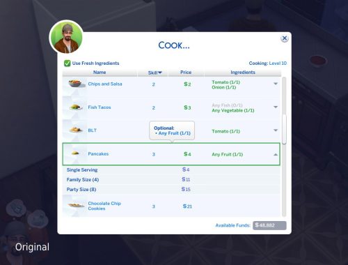 More Logical Cooking