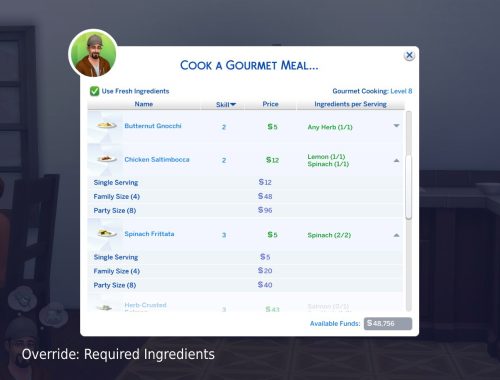 More Logical Cooking